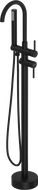 Mexen Alma freistehende Badewannenarmatur, schwarz - 75033-70