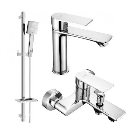 Mexen Royo DQ45 Badewannen-Set, Chrom - 72203DQ45-00