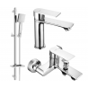 Mexen Royo DQ45 Badewannen-Set, Chrom - 72203DQ45-00