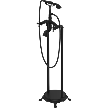 Mexen Retro freistehende Badewannenarmatur, schwarz - 75933-70