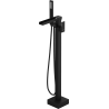 Mexen Algar freistehende Badewannenarmatur, schwarz - 75733-70