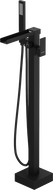 Mexen Algar freistehende Wannenbatterie, Schwarz - 75733-70