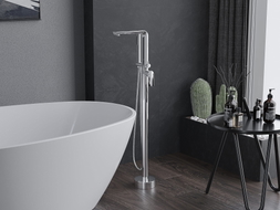 Mexen Roxy freistehende Badewannenarmatur, Chrom - 75533-00