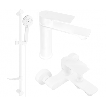 Mexen Royo DF40 Badewannen-Set, weiß - 72203DF40-20