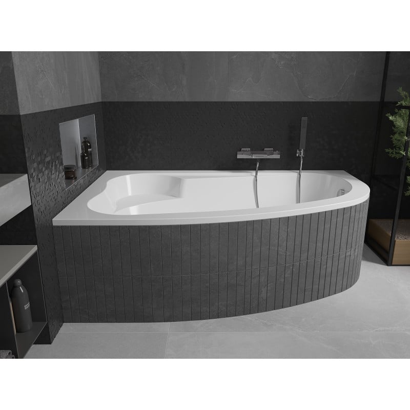 Mexen Westa Eckbadewanne links 160 x 100 cm, weiß - 560116010001