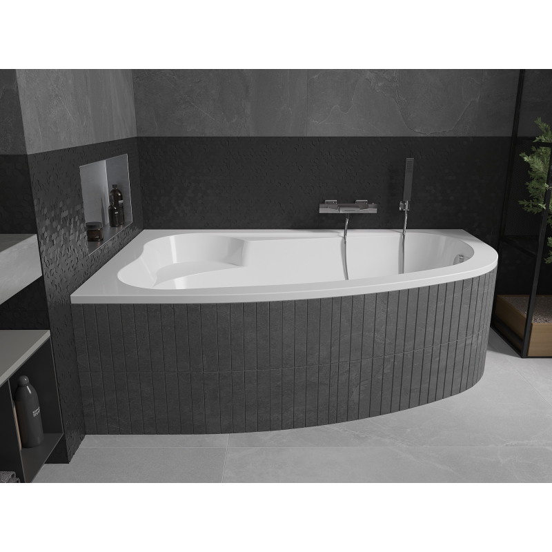 Mexen Westa Linke Eckbadewanne 160 x 100 cm, weiß - 560116010001