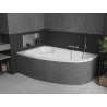 Mexen Westa Linke Eckbadewanne 160 x 100 cm, weiß - 560116010001