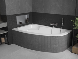 Mexen Westa Linke Eckbadewanne 160 x 100 cm, weiß - 560116010001