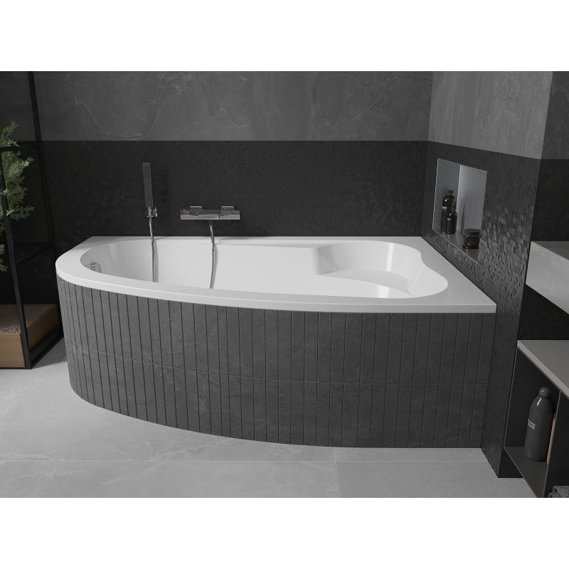 Mexen Westa Eckbadewanne rechts 160 x 100 cm, weiß - 560116010002