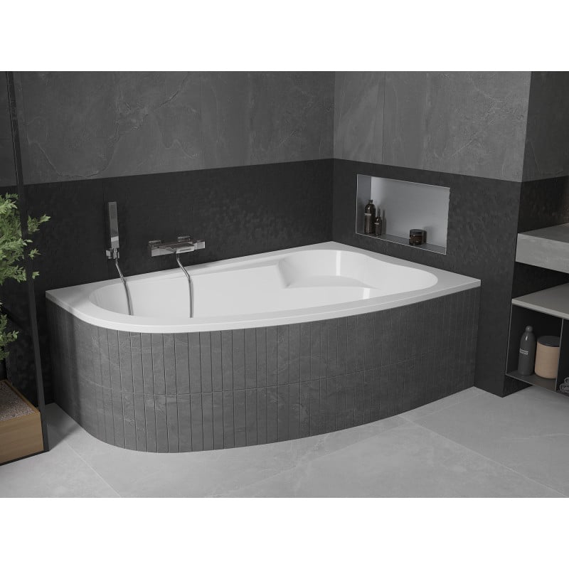Mexen Westa Eckbadewanne rechts 160 x 100 cm, weiß - 560116010002