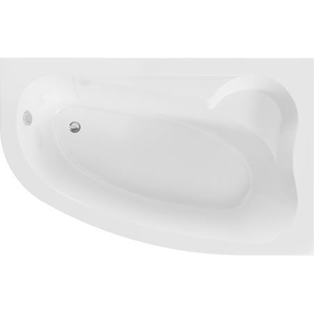 Mexen Westa rechte Eckbadewanne 160 x 100 cm, weiß - 560116010002