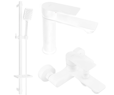 Mexen Royo DQ62 Badezimmerset, weiß - 72203DQ62-20