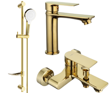 Mexen Royo DF05 Badewannenset, gold - 72203DF05-50
