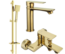 Mexen Royo DQ45 Badezimmerset, gold - 72203DQ45-50