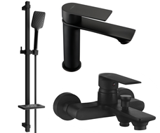 Mexen Royo DQ62 Badeset, Schwarz - 72203DQ62-70
