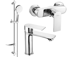 Mexen Royo DF05 Duschset, Chrom - 72204DF05-00