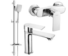 Mexen Royo DQ62 Duschset, Chrom - 72204DQ62-00