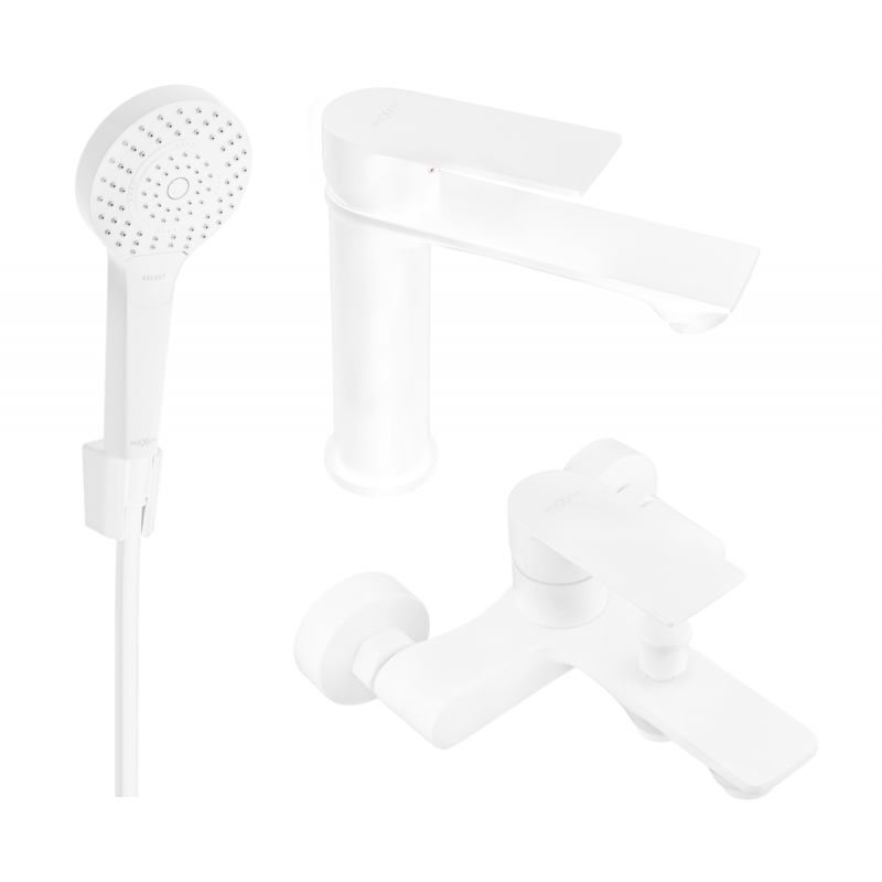 Mexen Royo R05 Badewannen-Set, weiß - 72203R05-20