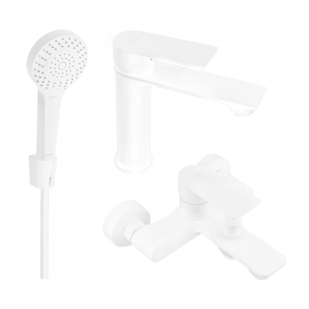 Mexen Royo R05 Badewannen-Set, weiß - 72203R05-20