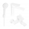Mexen Royo R05 Badewannen-Set, weiß - 72203R05-20