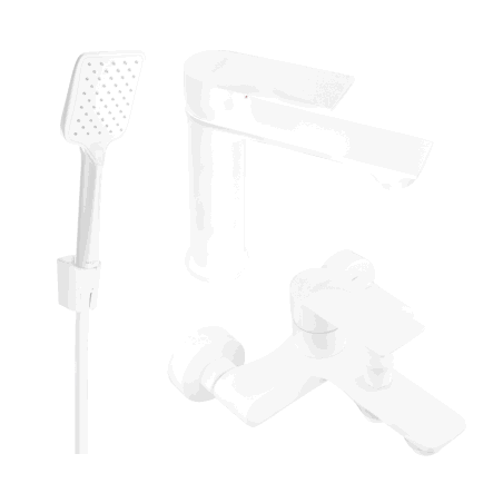 Mexen Royo R62 Badewannen-Set, weiß - 72203R62-20