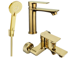 Mexen Royo R40 Badewannen-Set, gold - 72203R40-50