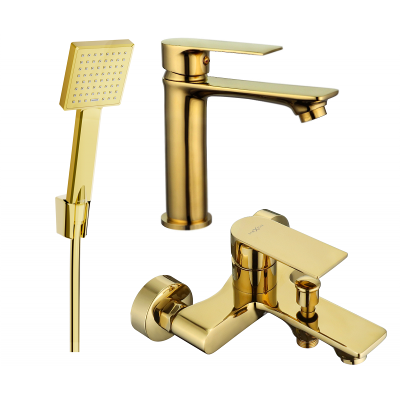 Mexen Royo R45 Badewannen-Set, golden - 72203R45-50