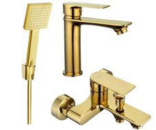 Mexen Royo R45 Badewannen-Set, golden - 72203R45-50