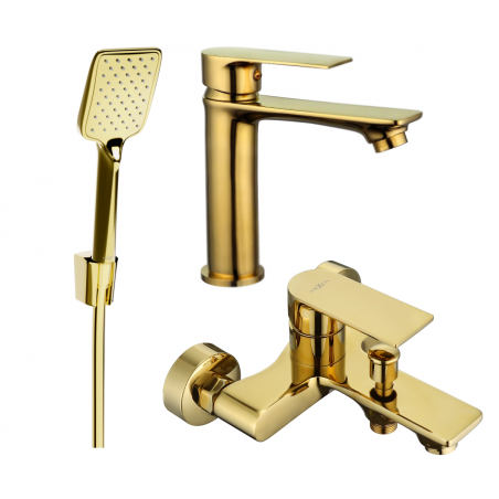 Mexen Royo R62 Badewannenset, gold - 72203R62-50