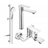 Mexen Royo DF05 Wannen-Set, Chrom - 72213DF05-00