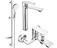 Mexen Royo DF05 Wannen-Set, Chrom - 72213DF05-00