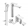 Mexen Royo DF40 Badewannen-Set, Chrom - 72213DF40-00