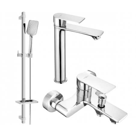 Mexen Royo DQ62 Badewannensatz, Chrom - 72213DQ62-00