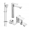 Mexen Royo DQ62 Badewannensatz, Chrom - 72213DQ62-00