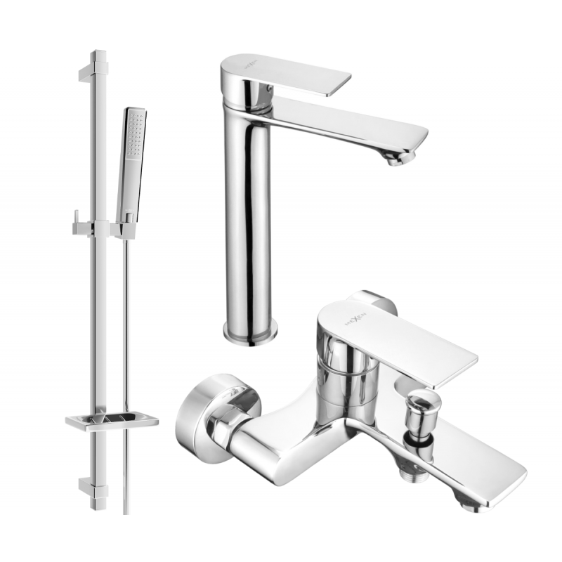 Mexen Royo DQ72 Badewannen-Set, Chrom - 72213DQ72-00