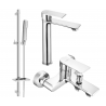 Mexen Royo DQ72 Badewannen-Set, Chrom - 72213DQ72-00