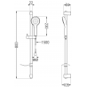 Mexen Royo DF05 Badeset, golden - 72213DF05-50