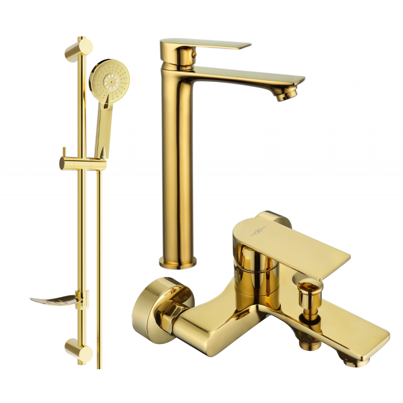 Mexen Royo DF40 Badewannenset, golden - 72213DF40-50