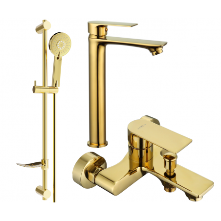 Mexen Royo DF40 Badewannenset, golden - 72213DF40-50