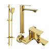 Mexen Royo DQ62 Badezimmerset, gold - 72213DQ62-50