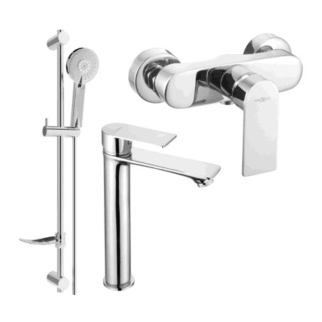 Mexen Royo DF40 Duschset, Chrom - 72214DF40-00