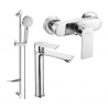 Mexen Royo DF40 Duschset, Chrom - 72214DF40-00