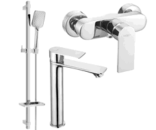 Mexen Royo DQ62 Duschset, Chrom - 72214DQ62-00