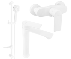 Mexen Royo DF40 Duschset, weiß - 72214DF40-20