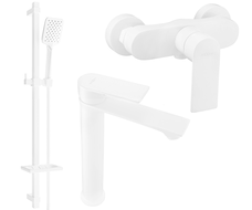 Mexen Royo DQ62 Dusch-Set, weiß - 72214DQ62-20
