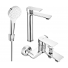 Mexen Royo R05 Badezimmerset, Chrom - 72213R05-00