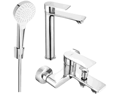 Mexen Royo R05 Badezimmerset, Chrom - 72213R05-00