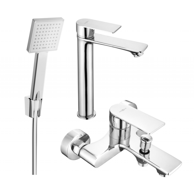 Mexen Royo R45 Badezimmerset, Chrom - 72213R45-00