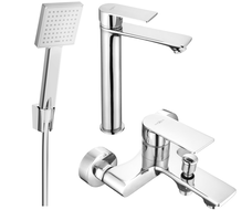 Mexen Royo R45 Badezimmerset, Chrom - 72213R45-00
