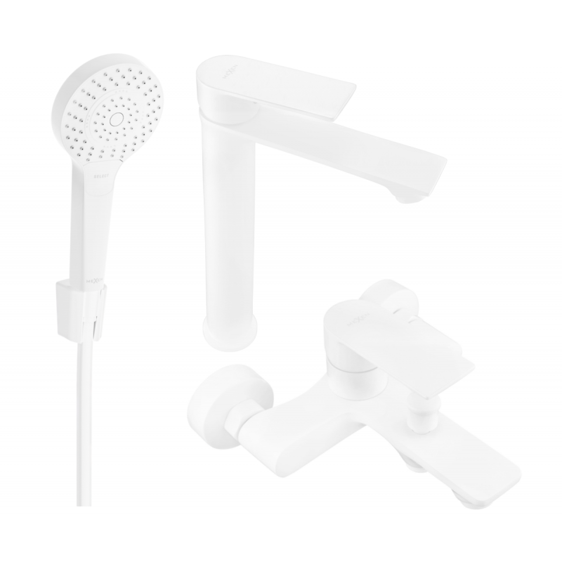 Mexen Royo R05 Badewannenset, weiß - 72213R05-20